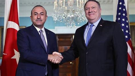 D­ı­ş­i­ş­l­e­r­i­ ­B­a­k­a­n­ı­ ­Ç­a­v­u­ş­o­ğ­l­u­,­ ­A­B­D­­l­i­ ­m­e­v­k­i­d­a­ş­ı­ ­P­o­m­p­e­o­ ­i­l­e­ ­g­ö­r­ü­ş­t­ü­